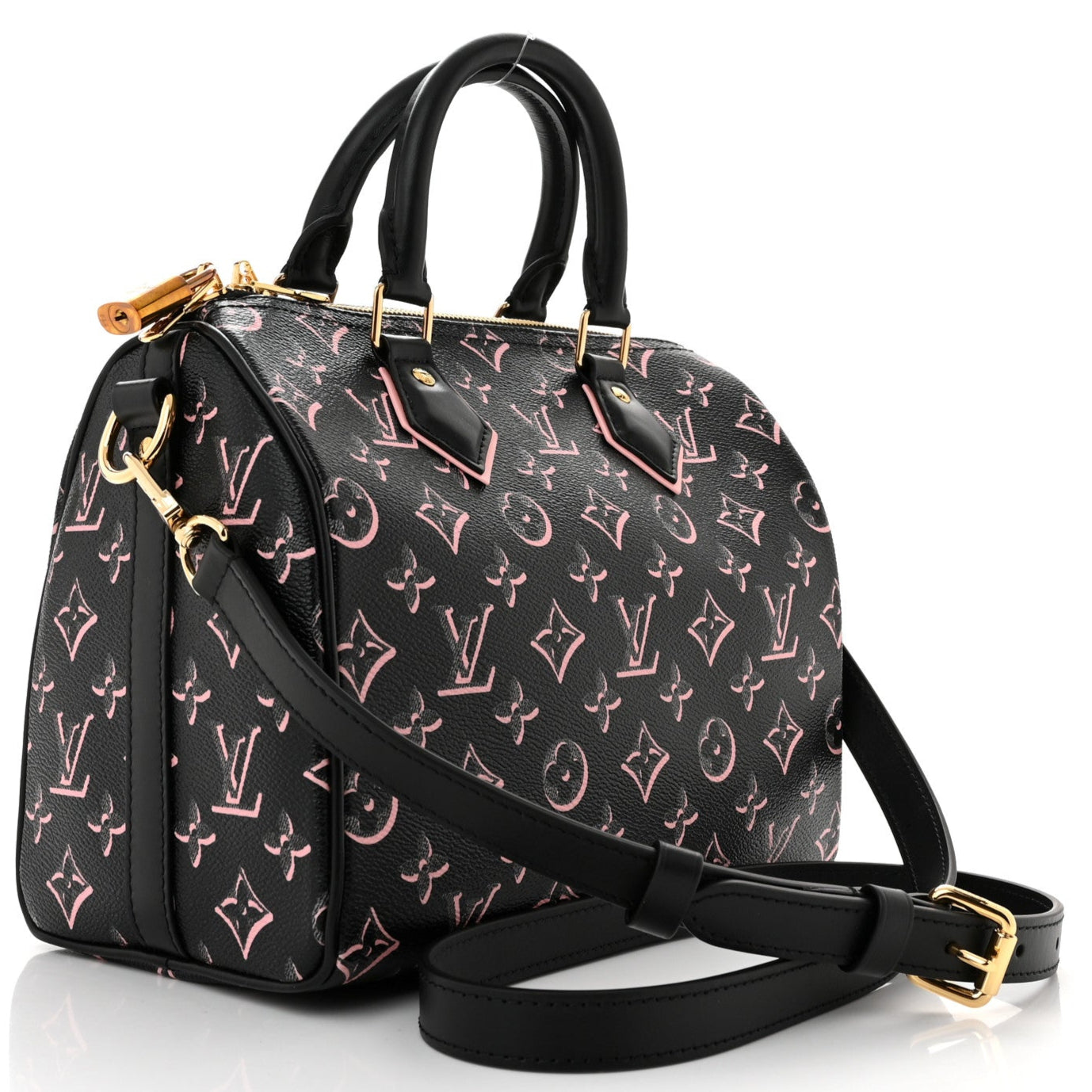 Louis Vuitton Monogram Fall for You Speedy Bandoulière 25 Handbag -  Black