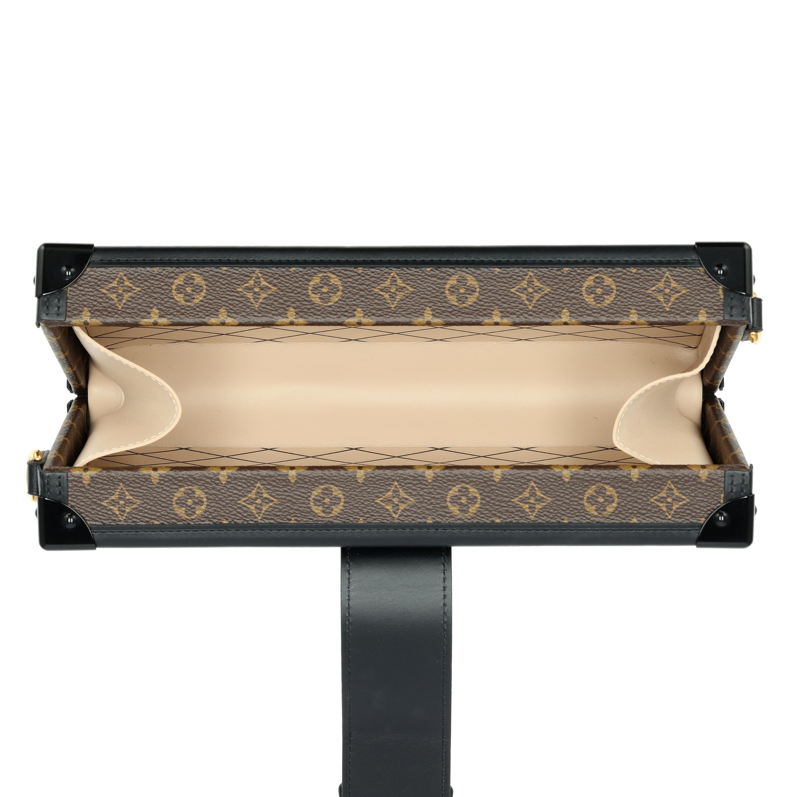 Louis Vuitton Petite Malle East West Trunk Bag - Brown