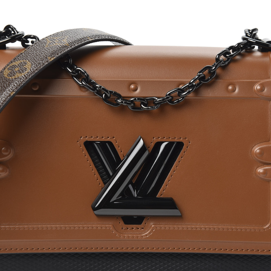 Louis Vuitton Calfskin Cruise Boots Twist MM Shoulder Bag - Brown Tan