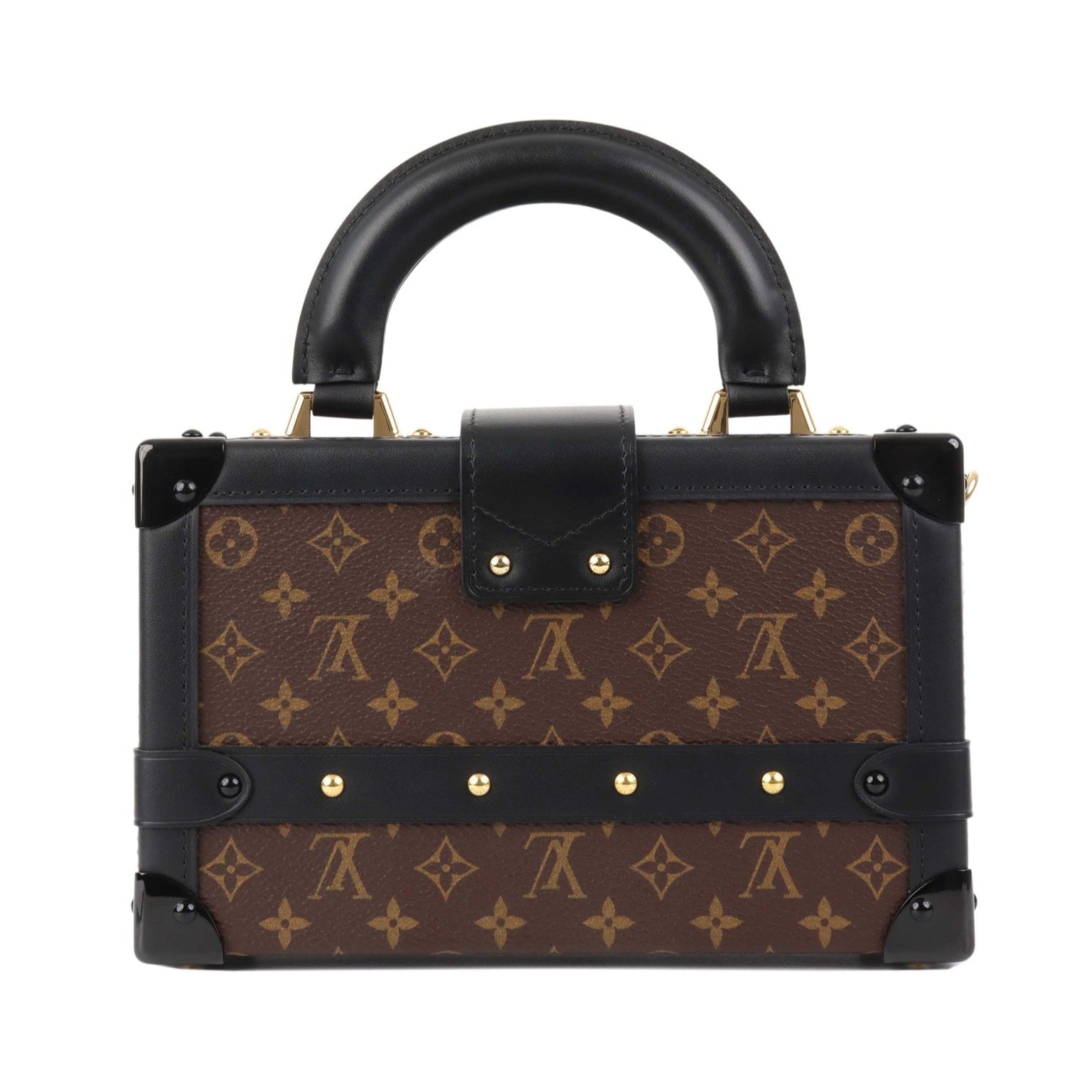 Louis Vuitton Petite Malle Capital Handbag - Brown