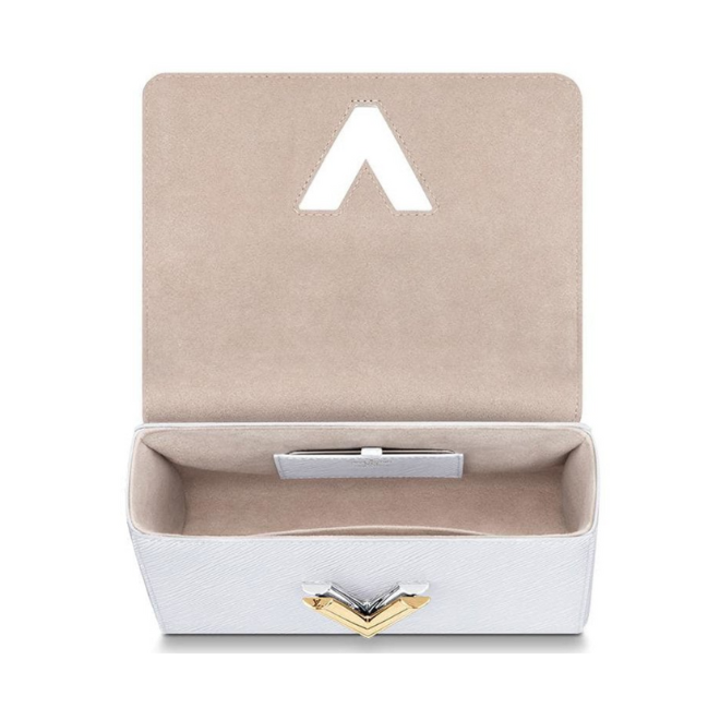 Louis Vuitton Twist MM Shoulder Bag - White