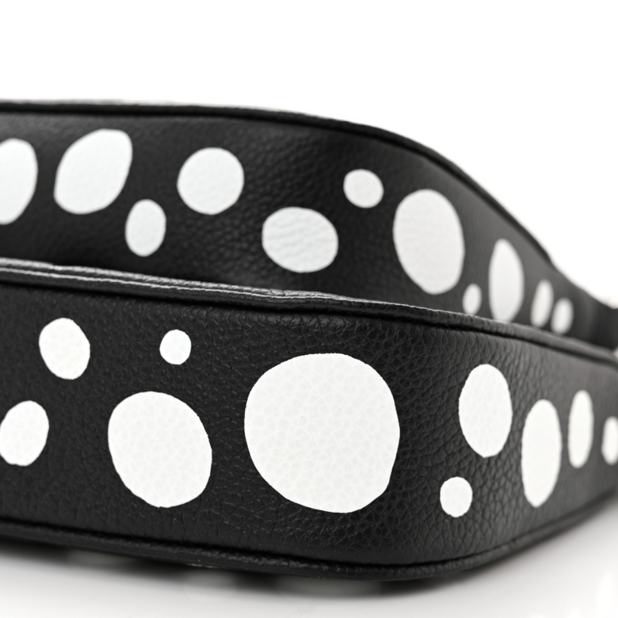 Louis Vuitton x Yayoi Kusama Multi Pochette Accessoires Shoulder Bag - Black White