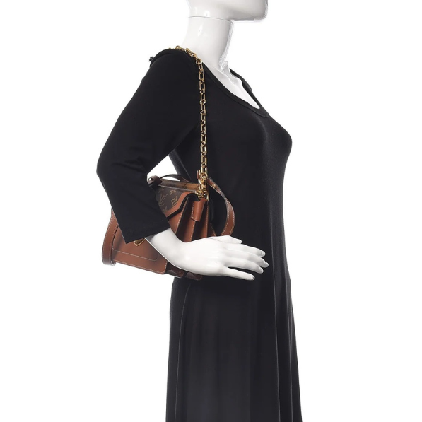 Louis Vuitton Biface Monogram Shoulder Bag - Brown