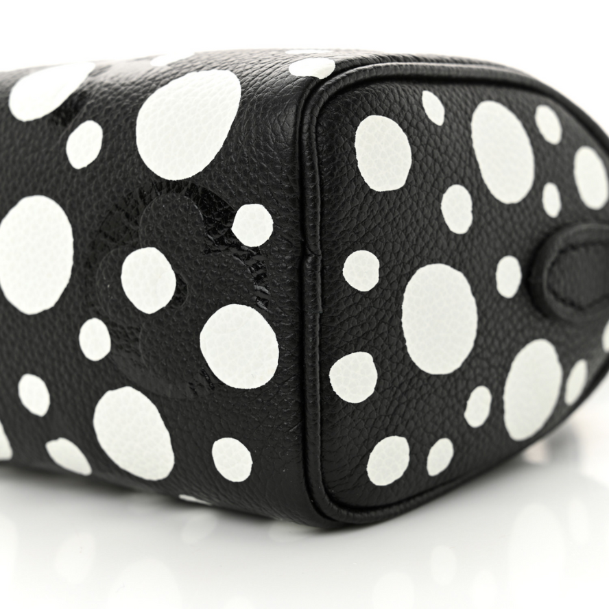 Louis Vuitton x Yayoi Kusama Nano Speedy Bandouliere Handbag - Black