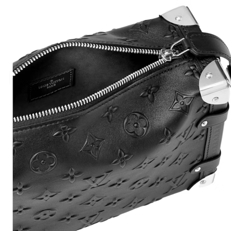 Louis Vuitton Side Trunk GM Handbag - Black