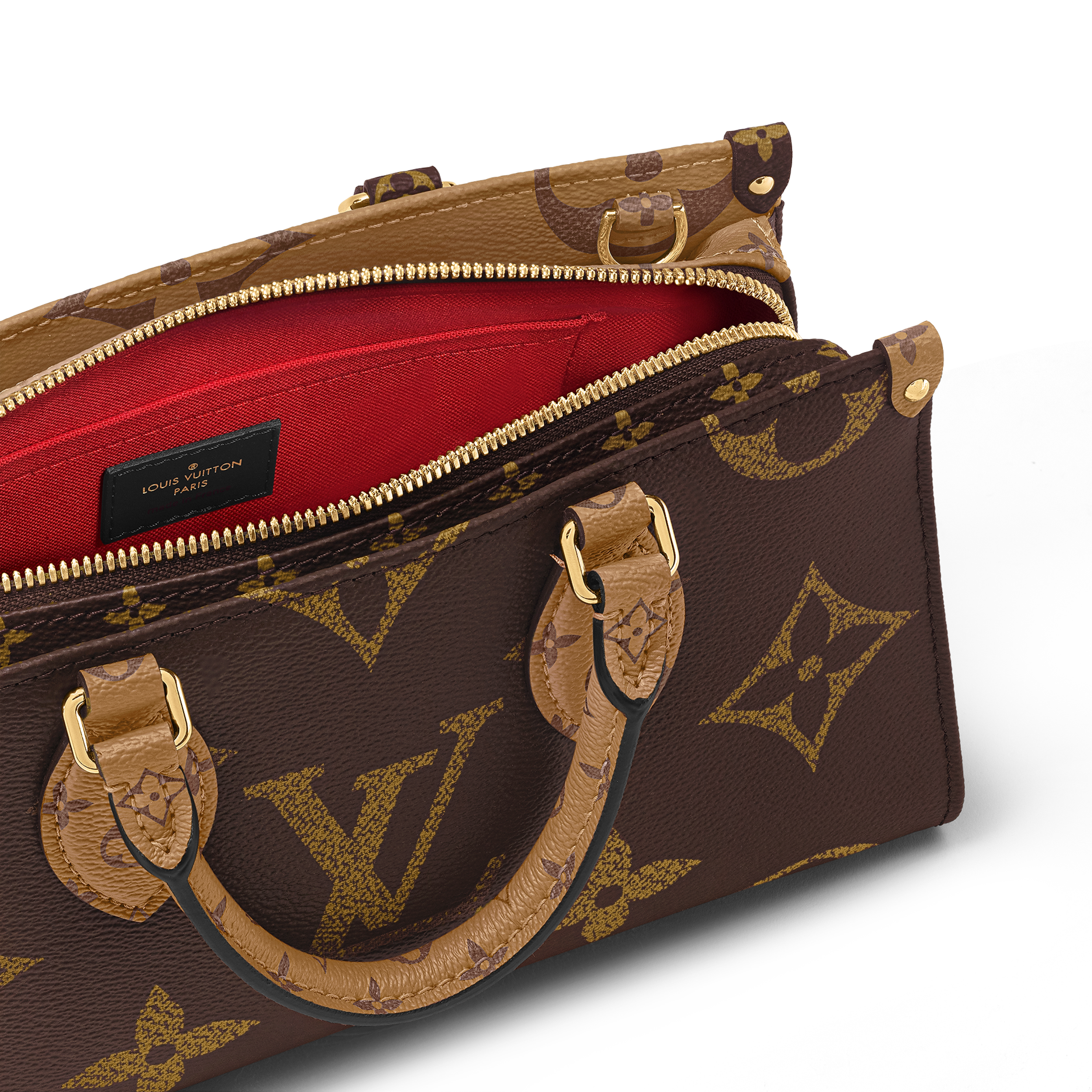Louis Vuitton On The Go East West Tote Bag - Brown