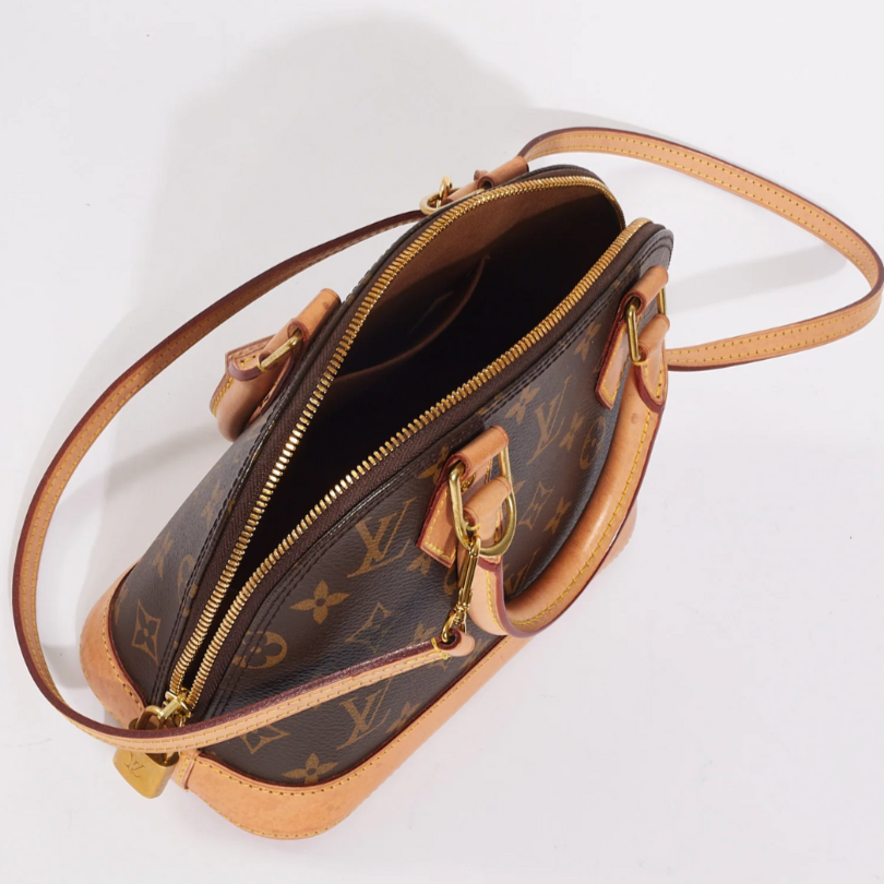 Louis Vuitton Alma BB Handbag - Chocolate Brown