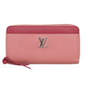 Louis Vuitton Zippy Lock Me Long Wallet - Pink