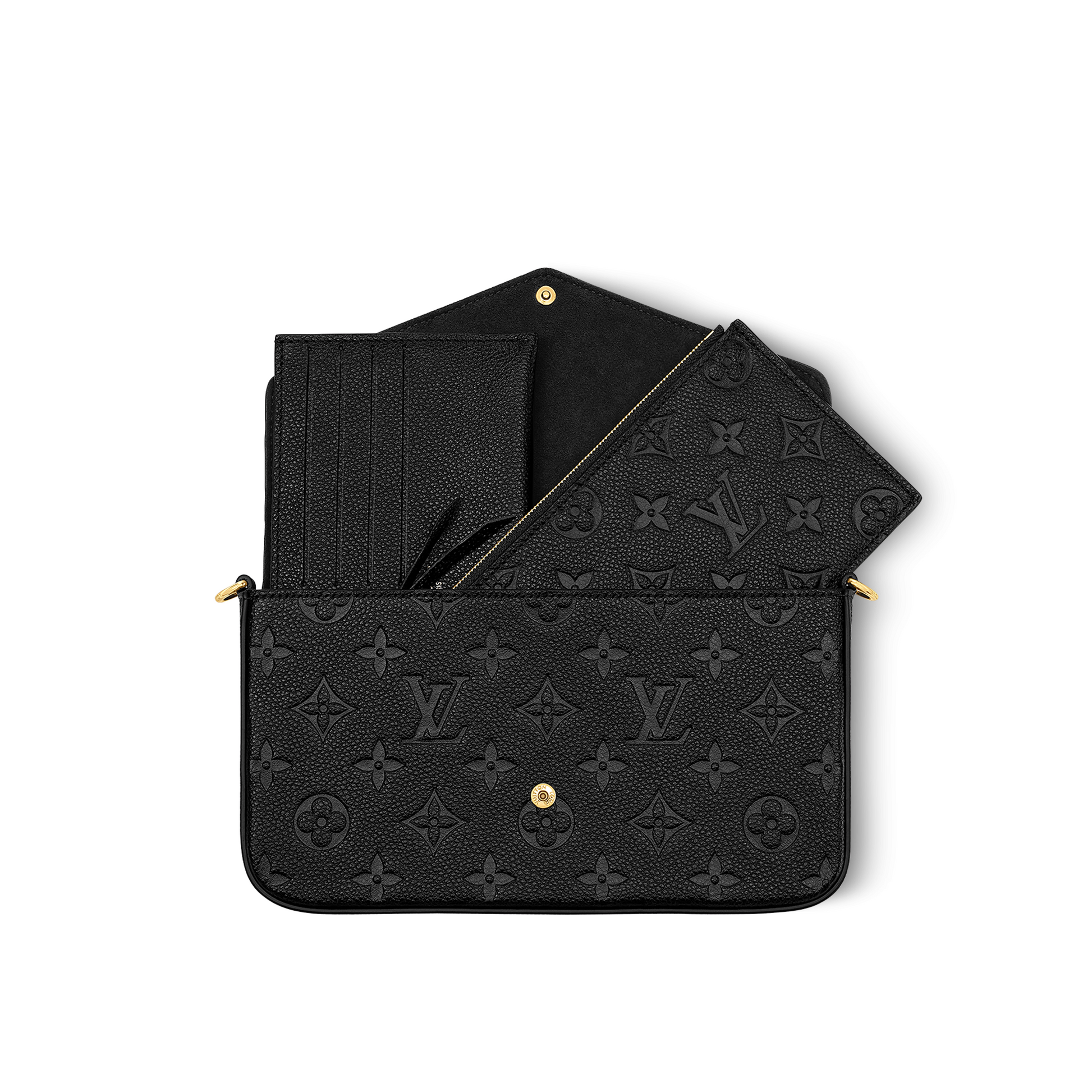 Louis Vuitton Pochette Félicie Pouch - Black