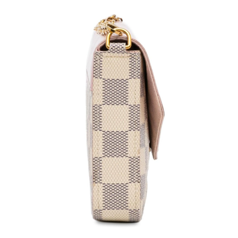 Louis Vuitton Pochette Félicie Damier Wallet - Azur Pink