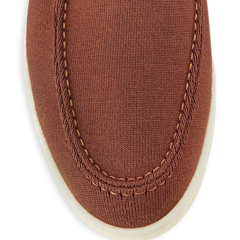 Loro Piana Classic Summer Knitted Walk Loafer - Rust (227)