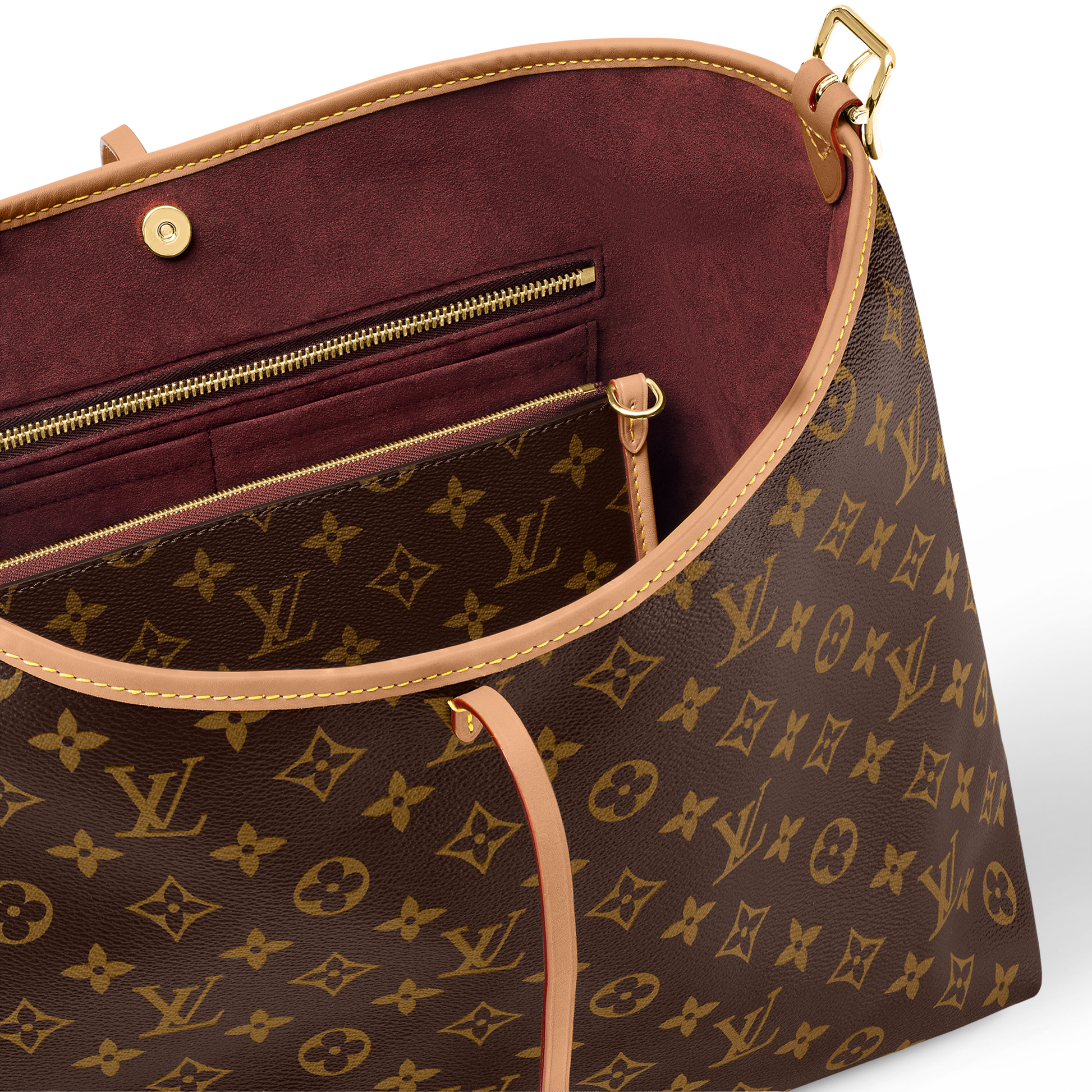 Louis Vuitton CarryAll MM Handbag - Brown