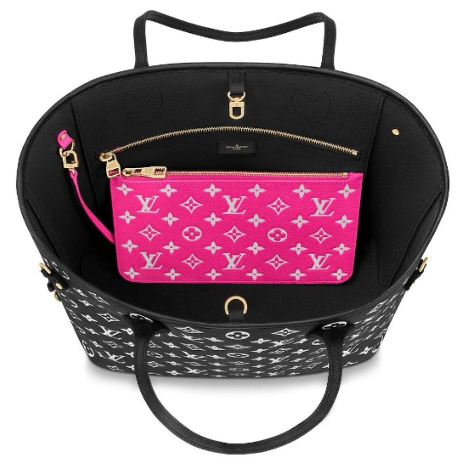 Louis Vuitton Spring In The City Neverfull MM Tote Bag - Black White Pink
