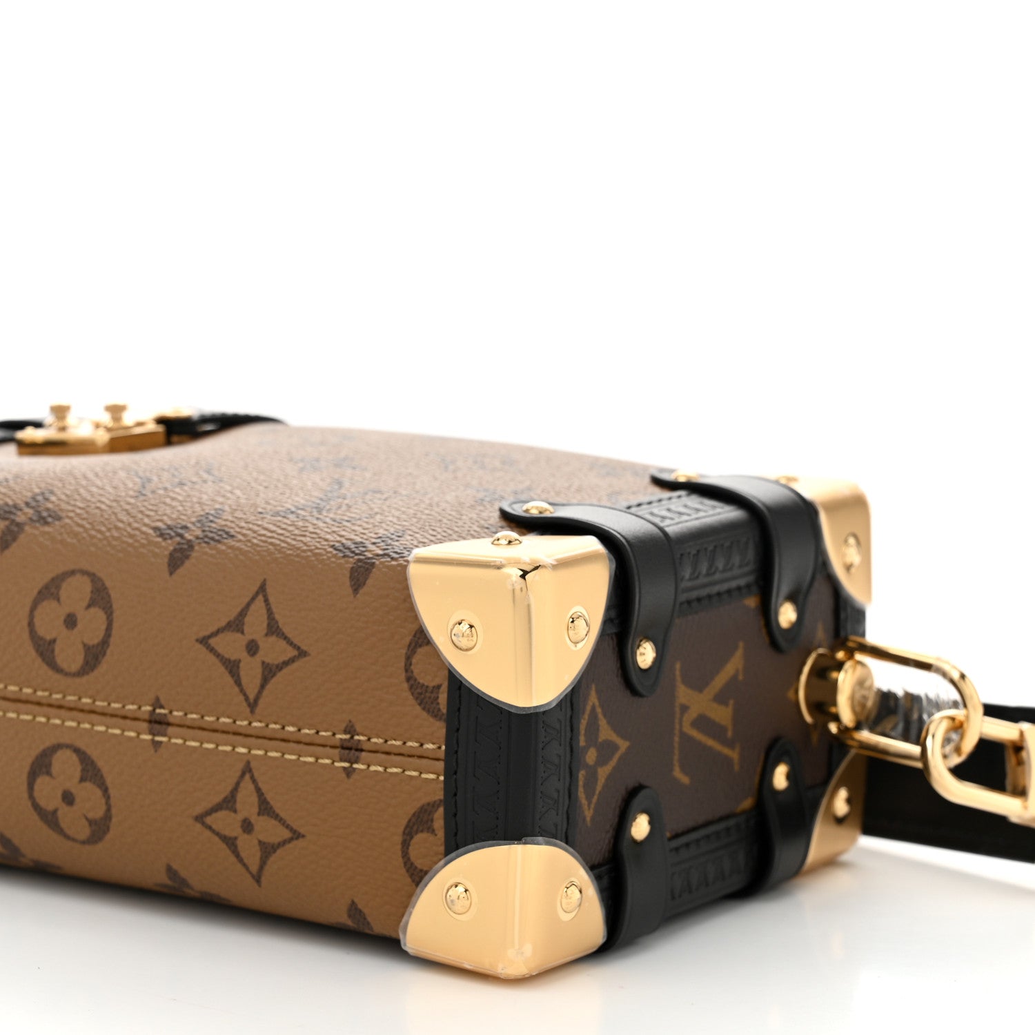 Louis Vuitton Reverse Monogram Side Trunk Bag - Brown