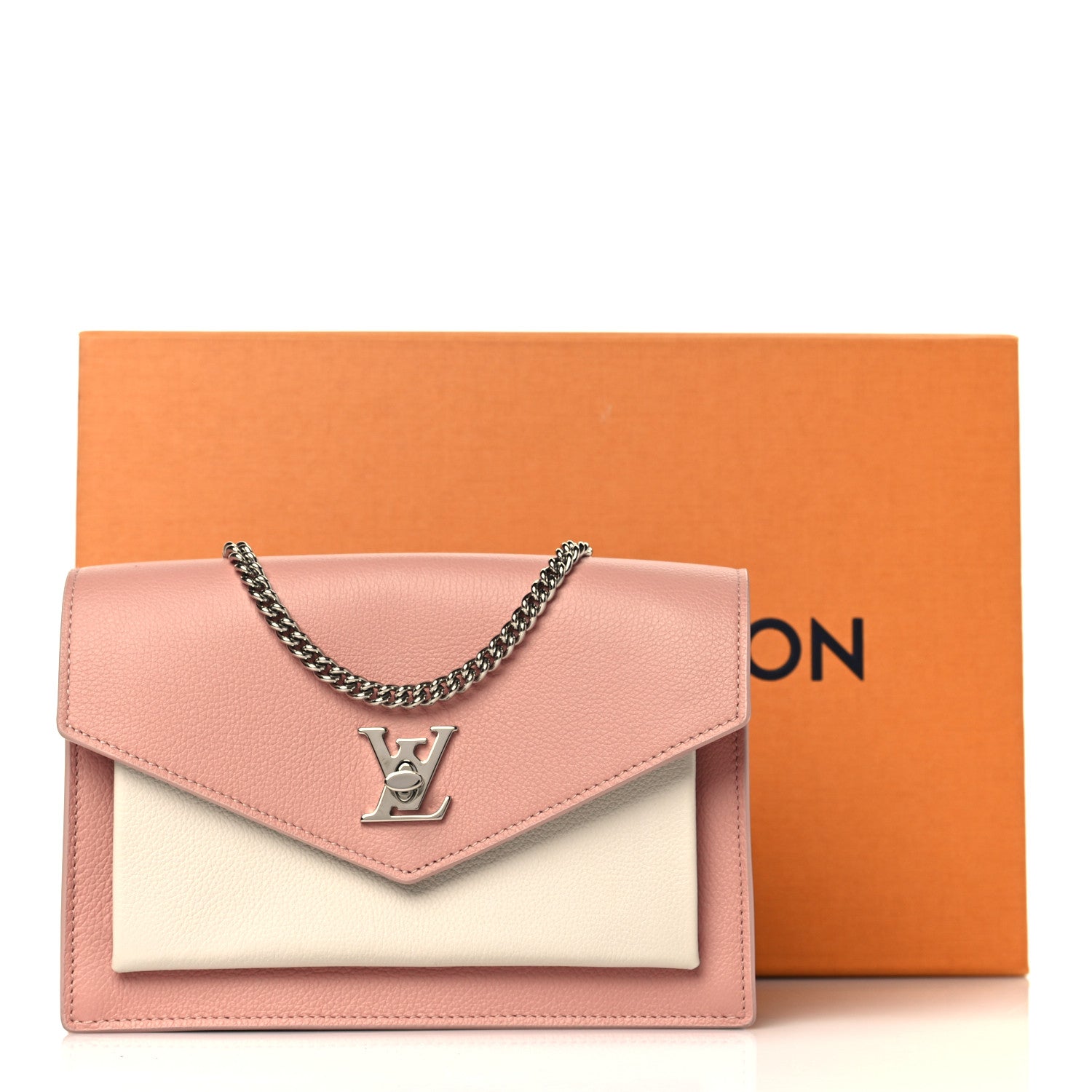 Louis Vuitton MyLockMe Chain Pochette Shoulder Bag - Pink Cream