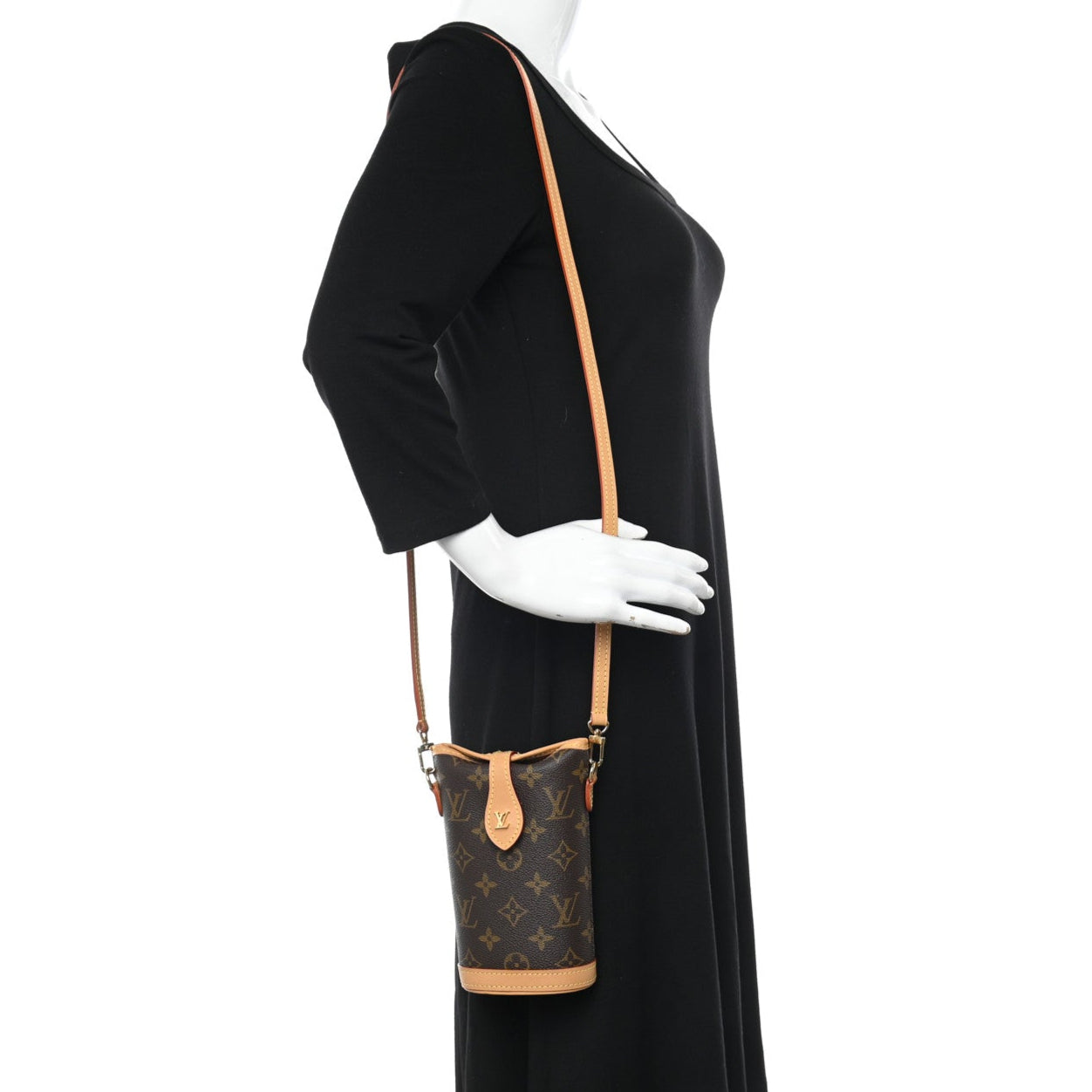 Louis Vuitton Fold Me Pouch Shoulder Bag - Chocolate Brown