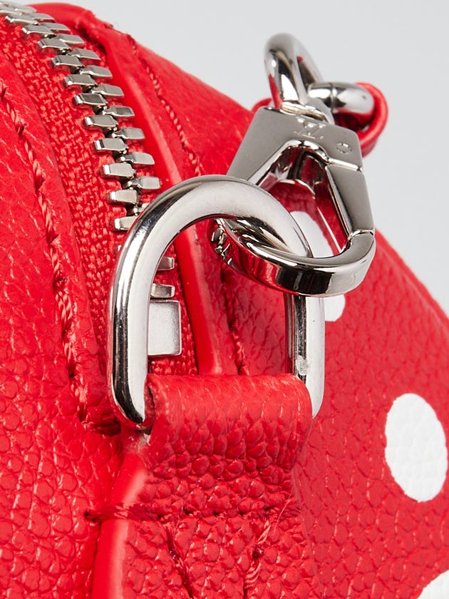 Louis Vuitton x Yayoi Kusama Speedy 20 Bandoulière Handbag - Red