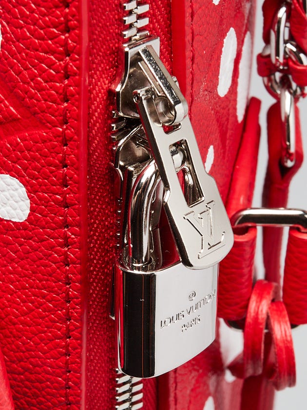 Louis Vuitton x Yayoi Kusama Speedy 20 Bandoulière Handbag - Red