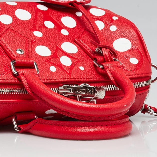 Louis Vuitton x Yayoi Kusama Speedy 20 Bandoulière Handbag - Red
