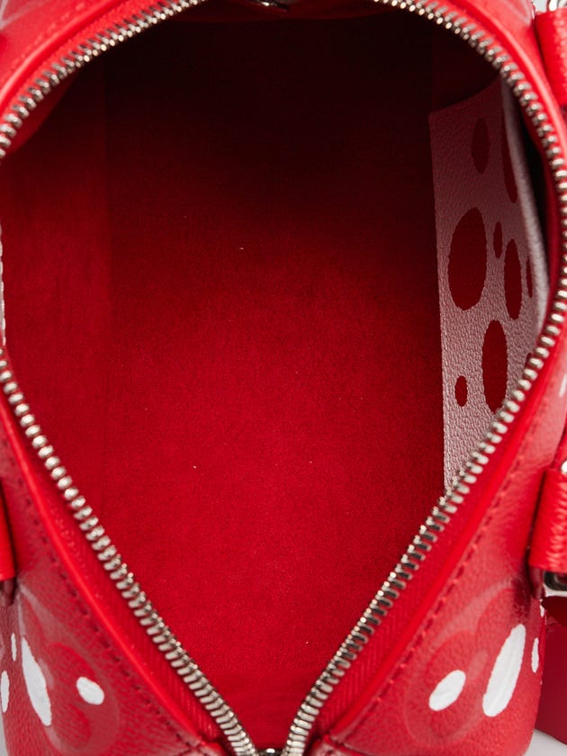 Louis Vuitton x Yayoi Kusama Speedy 20 Bandoulière Handbag - Red