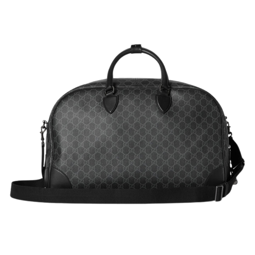Gucci GG Emblem Large Duffle Bag – Black