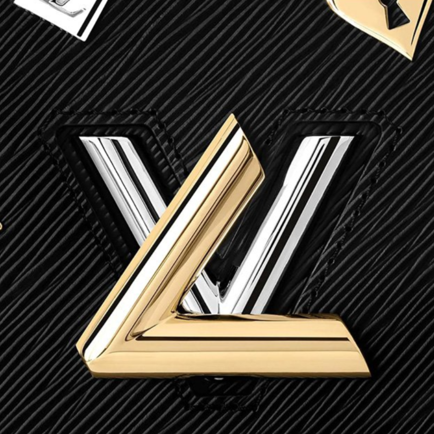 Louis Vuitton Epi Love Lock Twist MM Shoulder Bag - Black