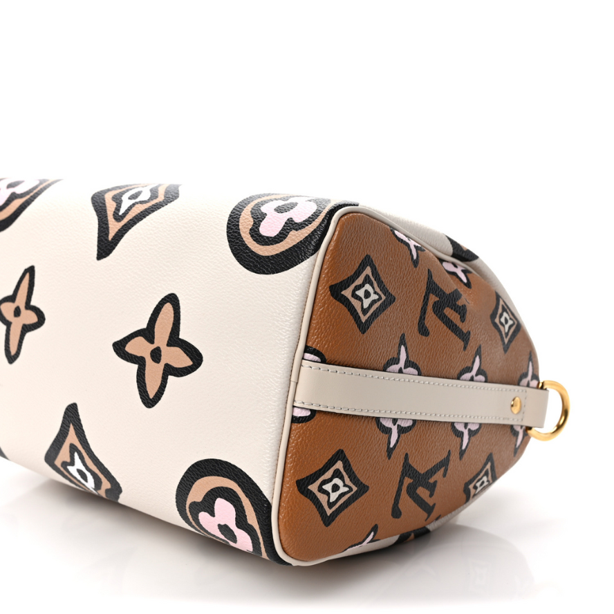 Louis Vuitton Wild At Heart Speedy Bandouliere 25 Handbag - Creme