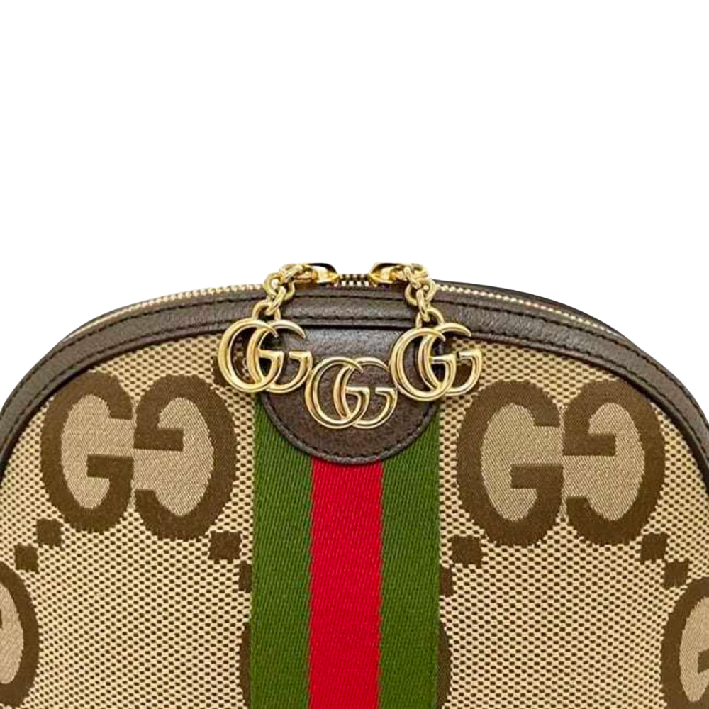 Gucci GG Ophidia Dome Shoulder Bag – Beige