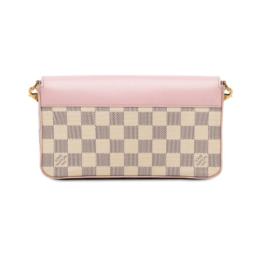 Louis Vuitton Pochette Félicie Damier Wallet - Azur Pink