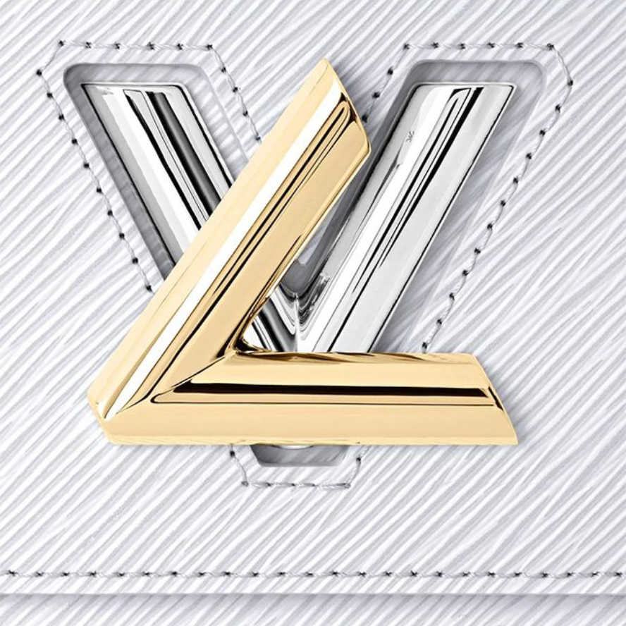Louis Vuitton Twist MM Shoulder Bag - White