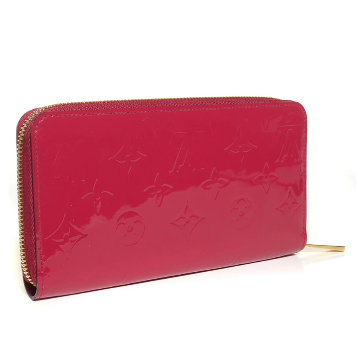 Louis Vuitton Vernis Zippy Wallet - Red