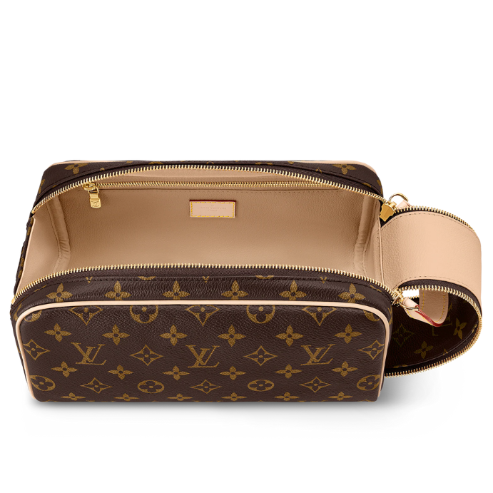 Louis Vuitton Toilet Dopp Kit Pouch - Brown