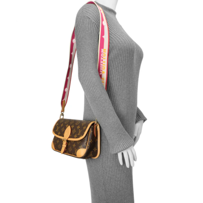 Louis Vuitton Diane Satchel Crossbody Bag - Fuchsia