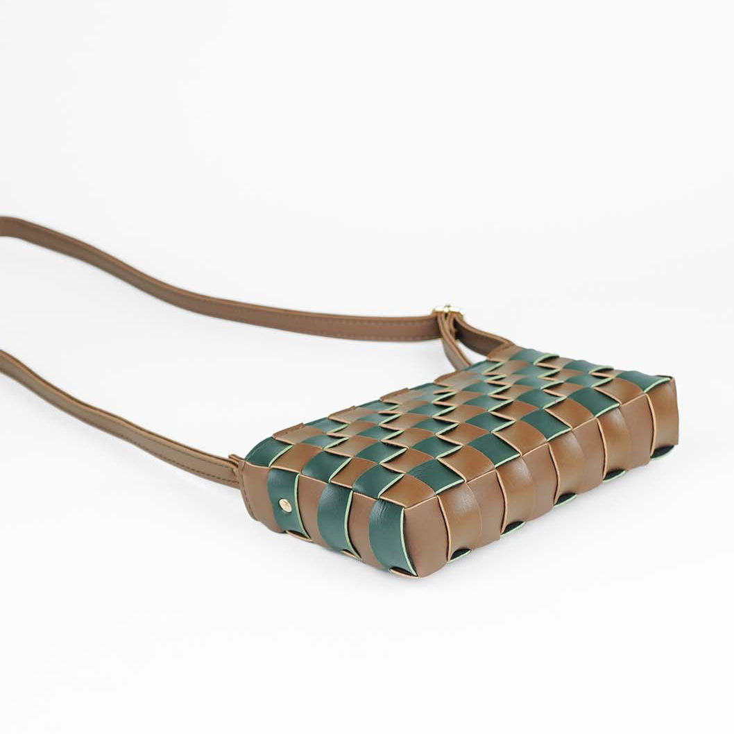 Cot Bag (Green & Brown)