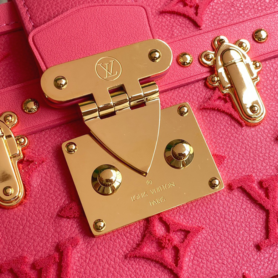 Louis Vuitton Monogram Tuffetage Petite Malle Shoulder Bag - Rose Fluo