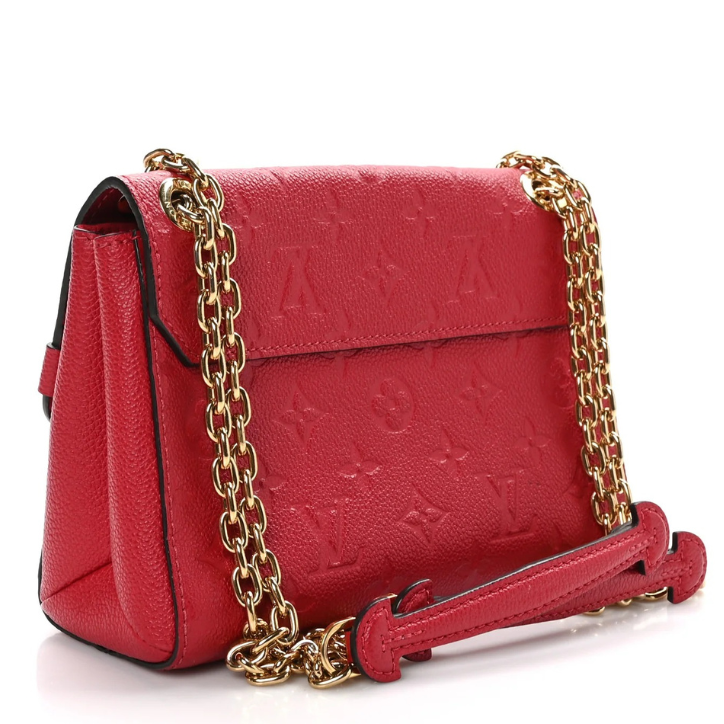 Louis Vuitton Monogram Empreinte Vavin BB Handbag - Scarlet Red