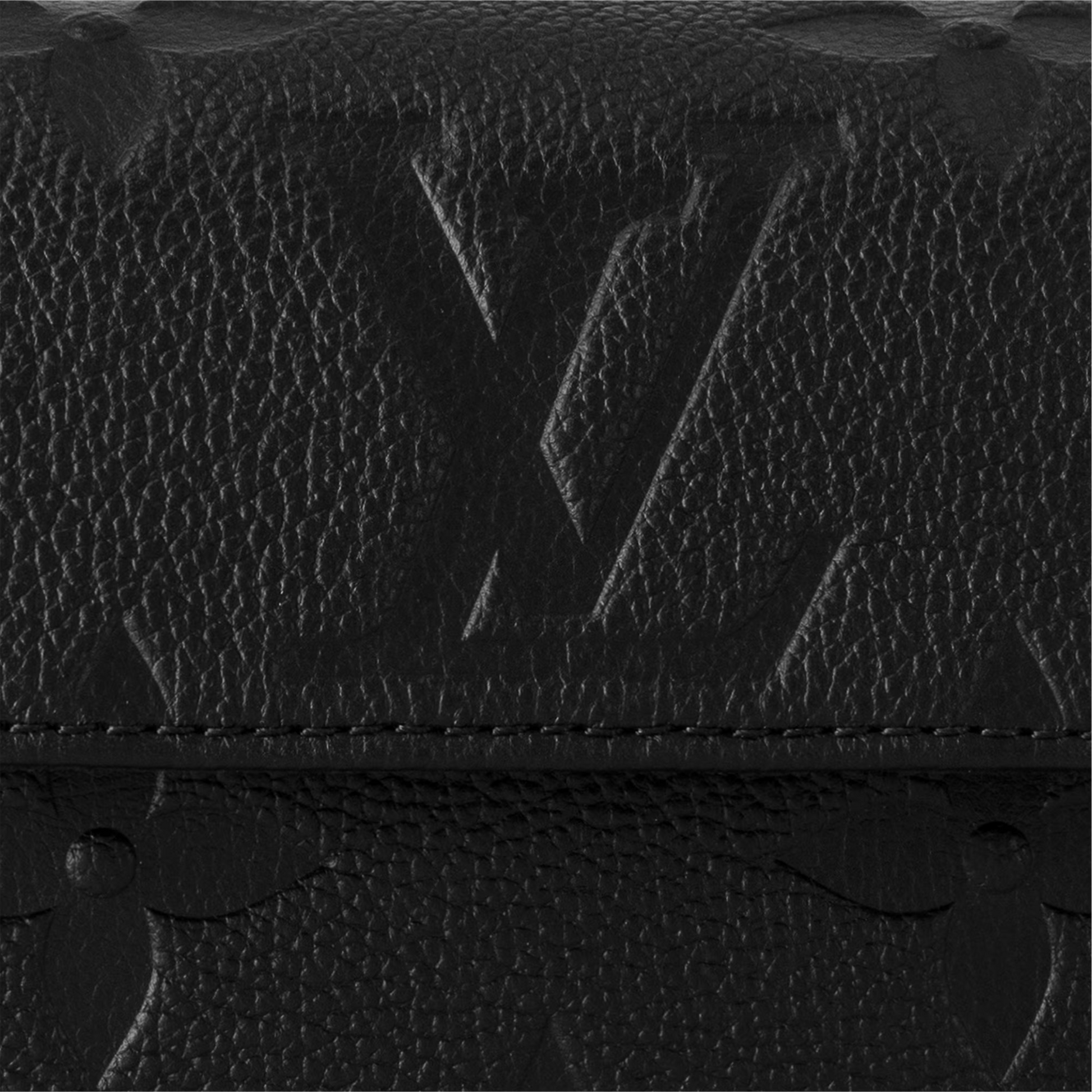 Louis Vuitton Wallet On Chain Ivy Clutch - Black
