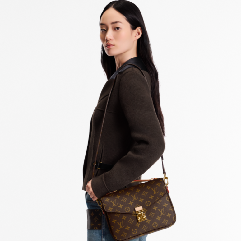 Louis Vuitton Pochette Métis Shoulder Bag - Dark Brown