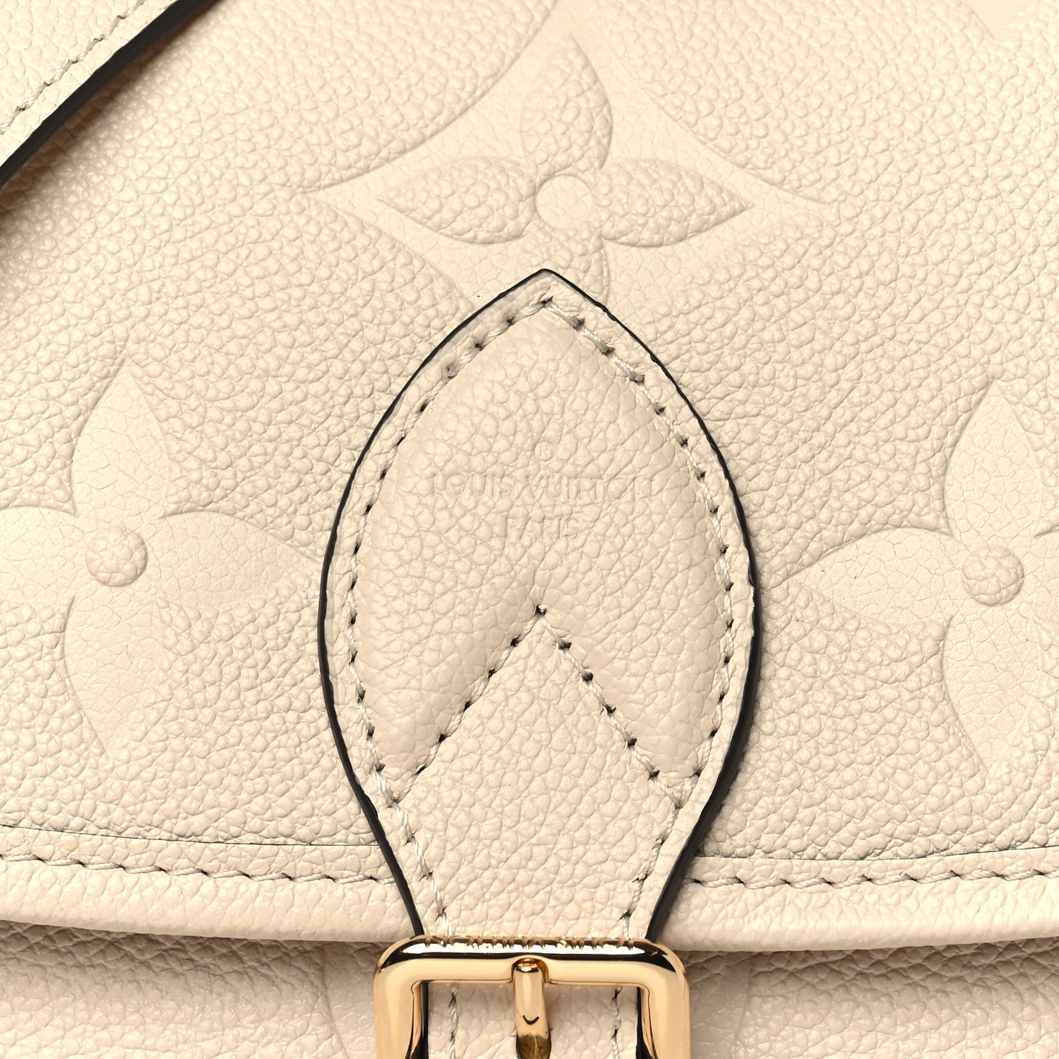 Louis Vuitton Diane Satchel Shoulder Bag - Cream