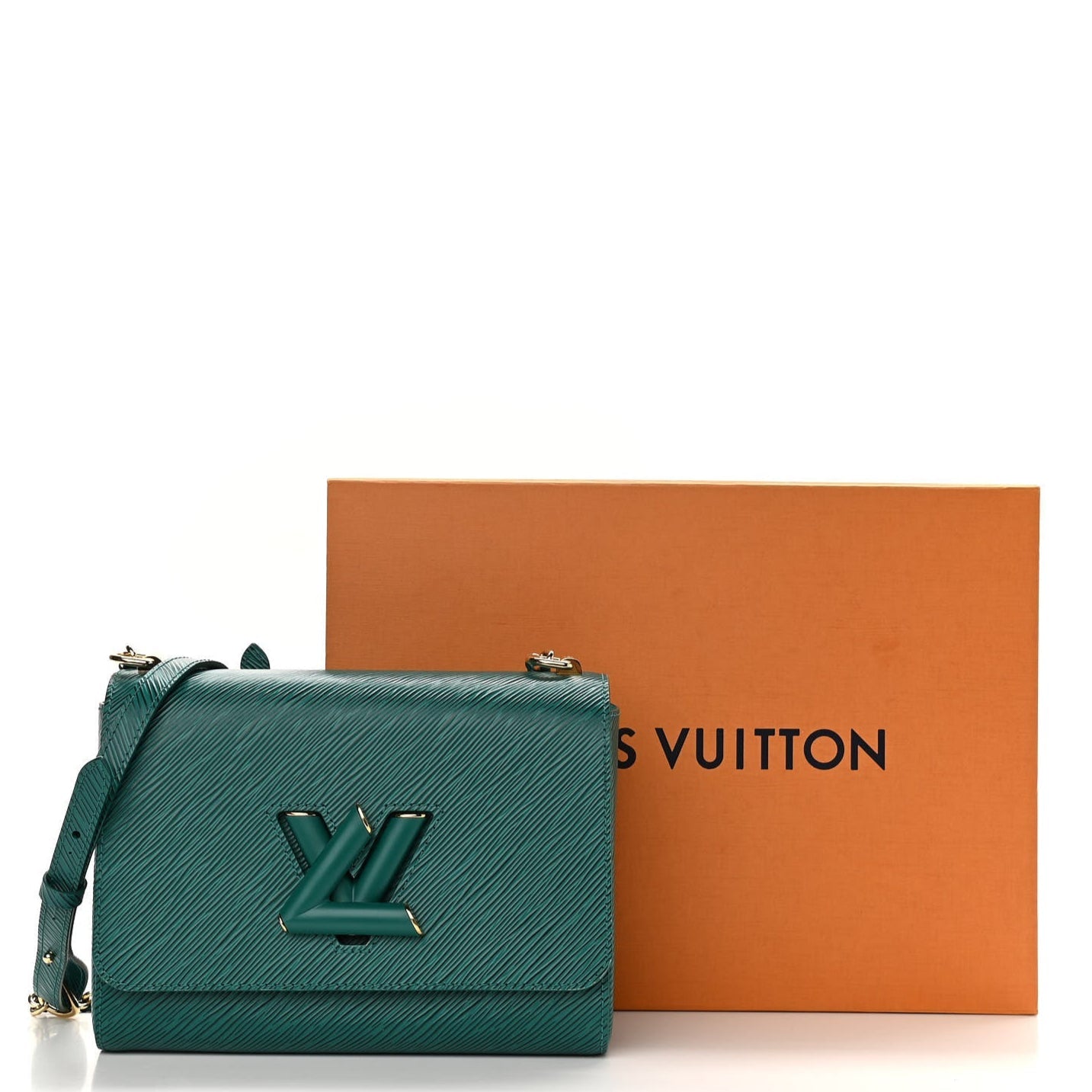 Louis Vuitton Twist MM Chain Shoulder Bag - Turquoise