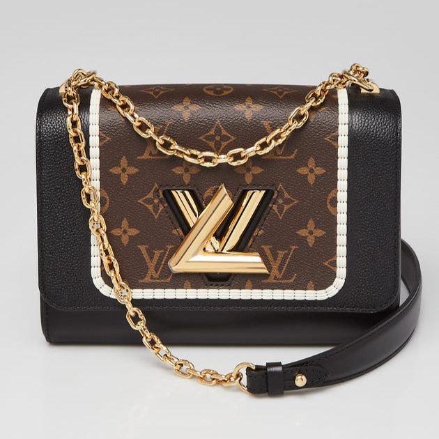 Louis Vuitton Twist MM Shoulder Bag - Black