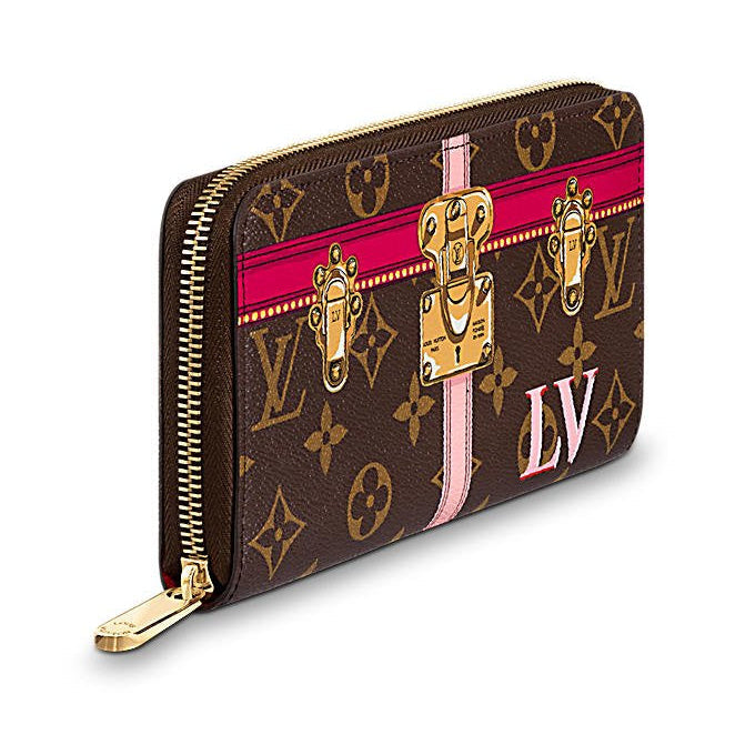 Louis Vuitton Monogram Summer Trunks Zippy Wallet - Brown