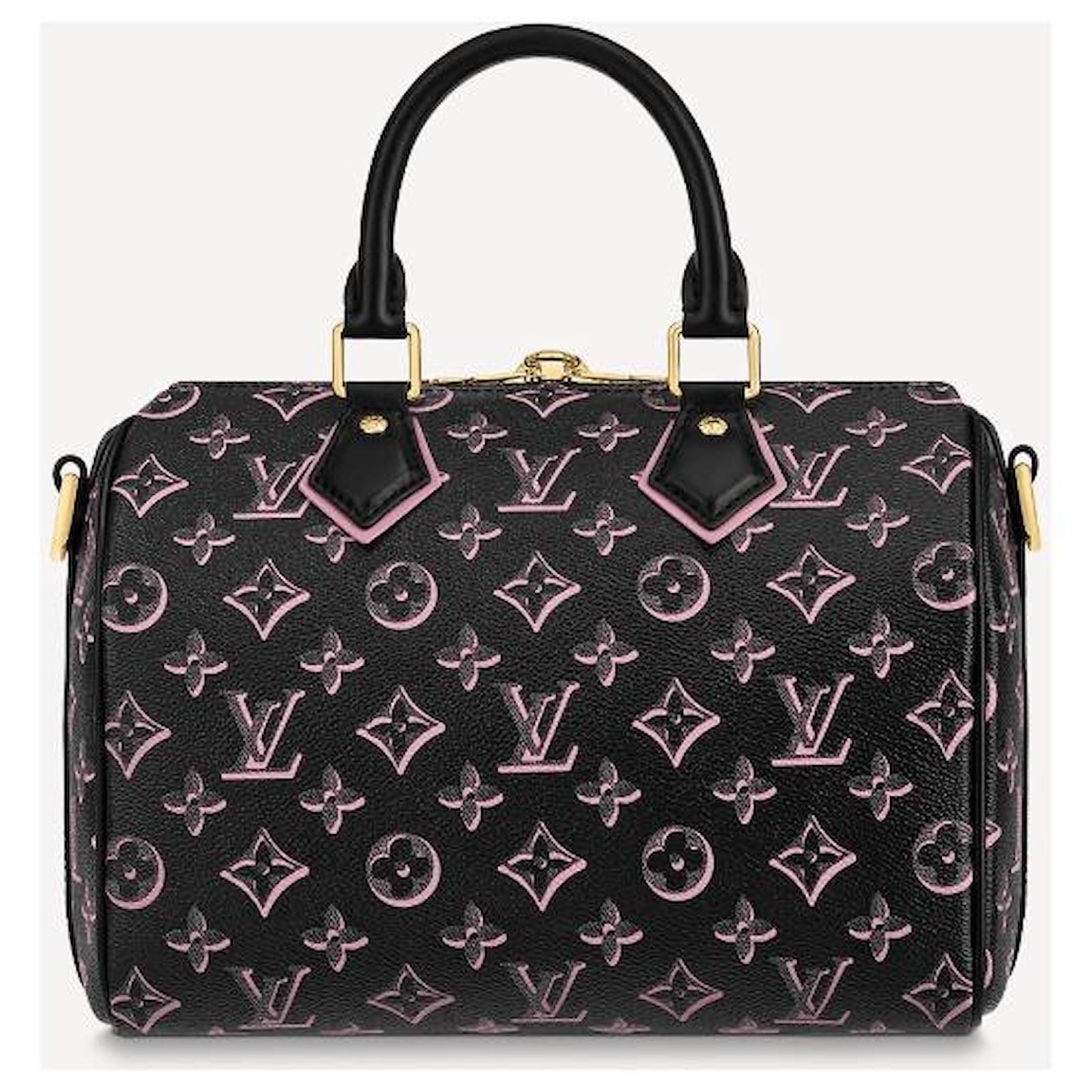 Louis Vuitton Monogram Fall for You Speedy Bandoulière 25 Handbag -  Black