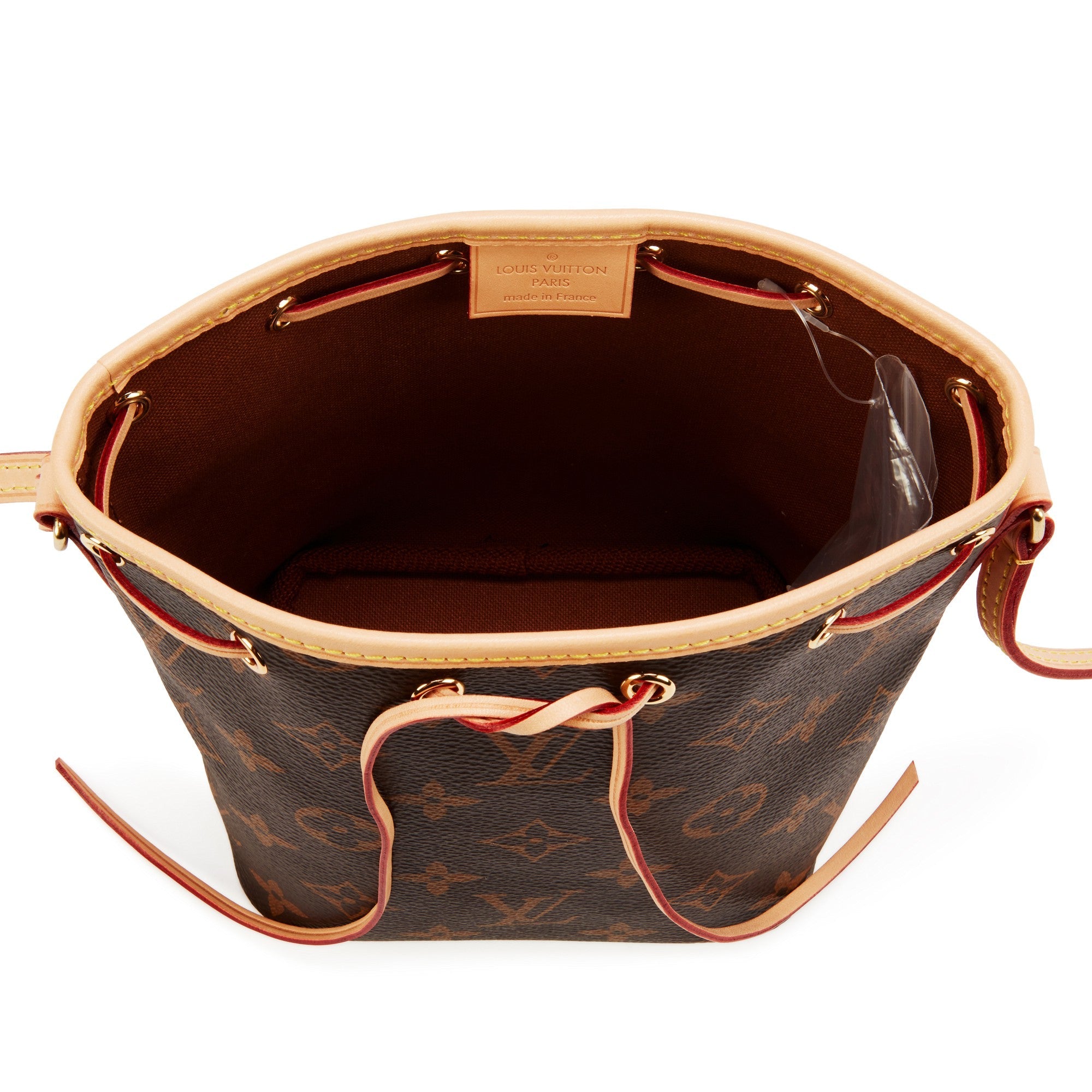 Louis Vuitton Monogram Canvas Nano Noe Bucket Bag - Dark Brown