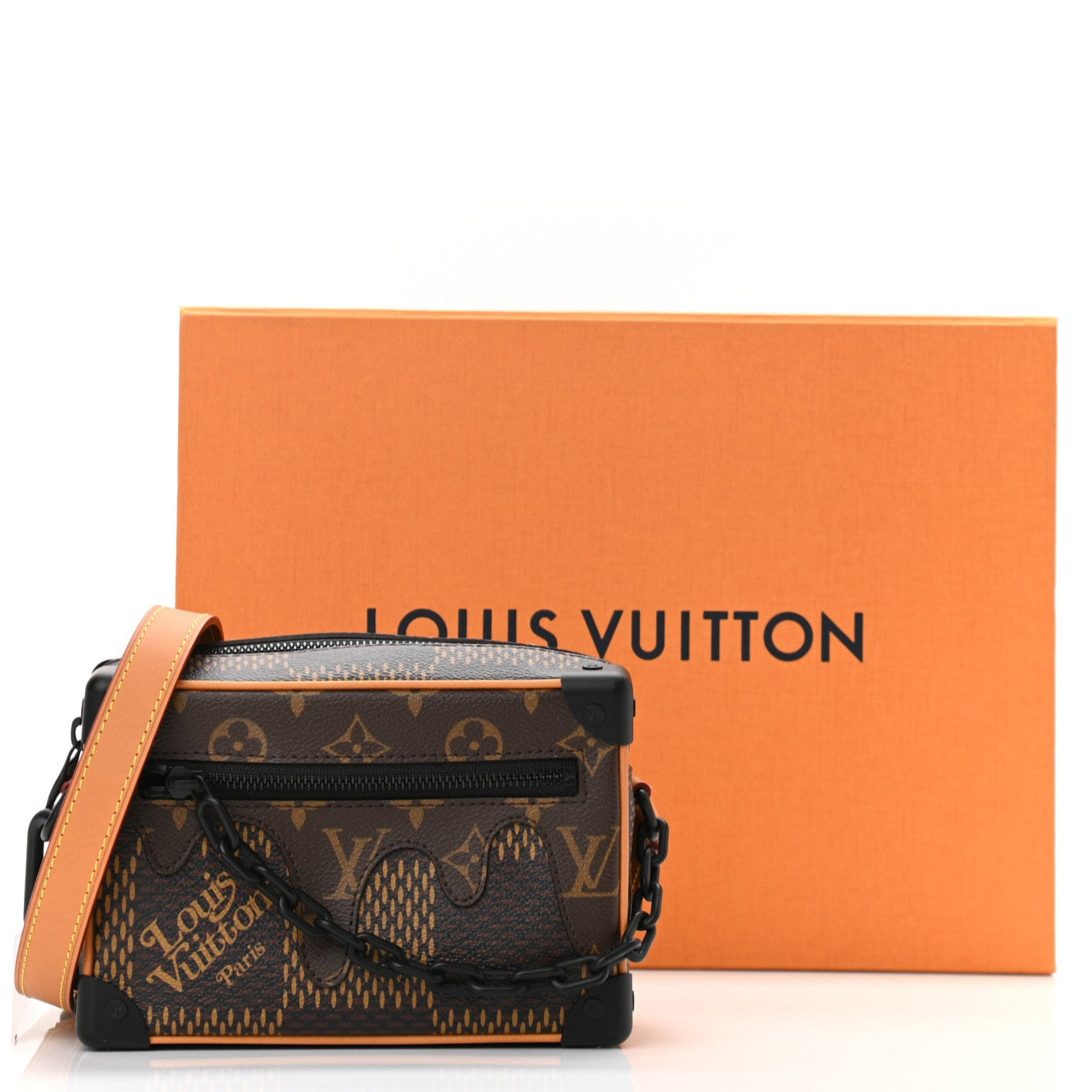 Louis Vuitton x NIGO Giant Damier Ebene Monogram Mini Soft Trunk - Monogram Brown