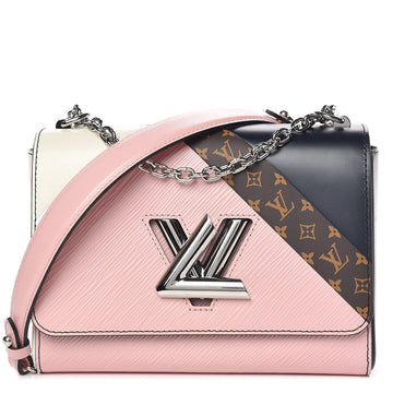 Louis Vuitton Epi Monogram Tape Twist Shoulder Bag - Rose White