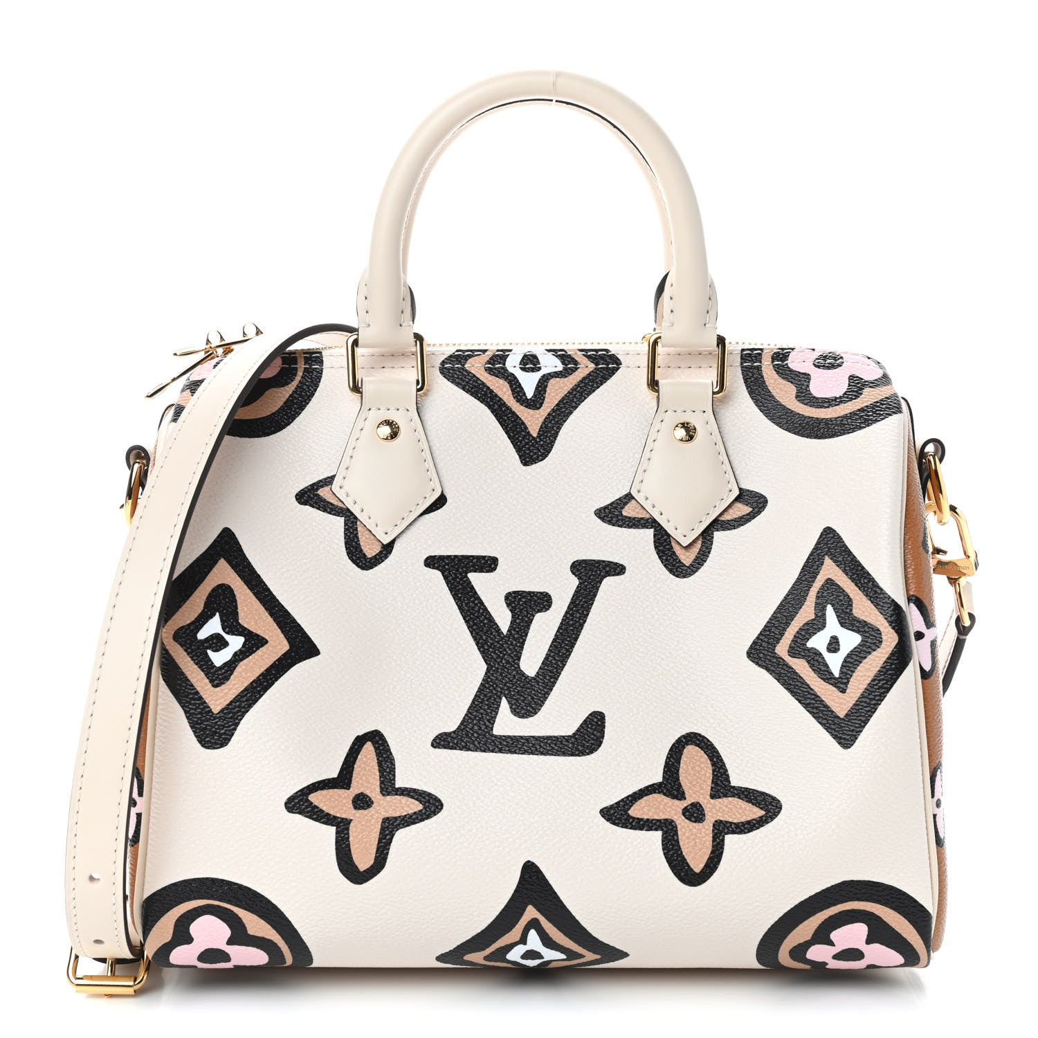 Louis Vuitton Wild At Heart Speedy Bandouliere 25 Handbag - Creme