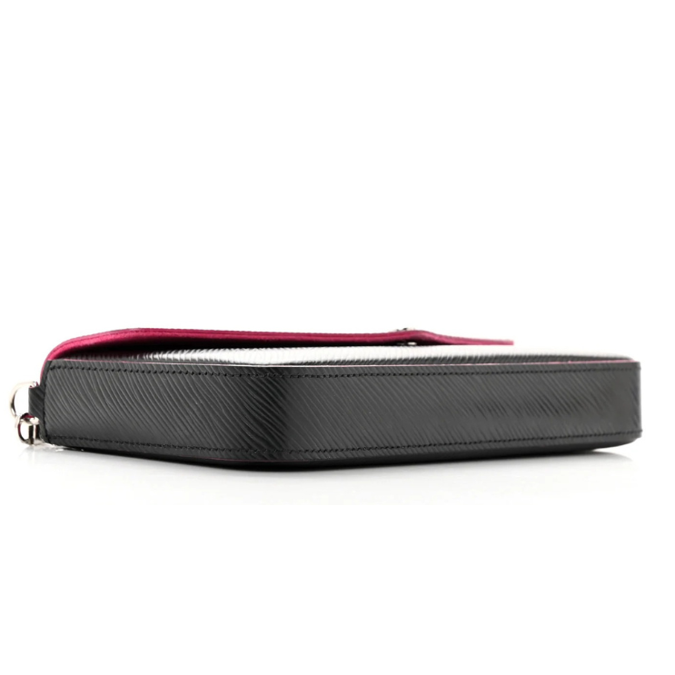 Louis Vuitton Epi Pochette Felicie Chain Bag - Black Hot Pink