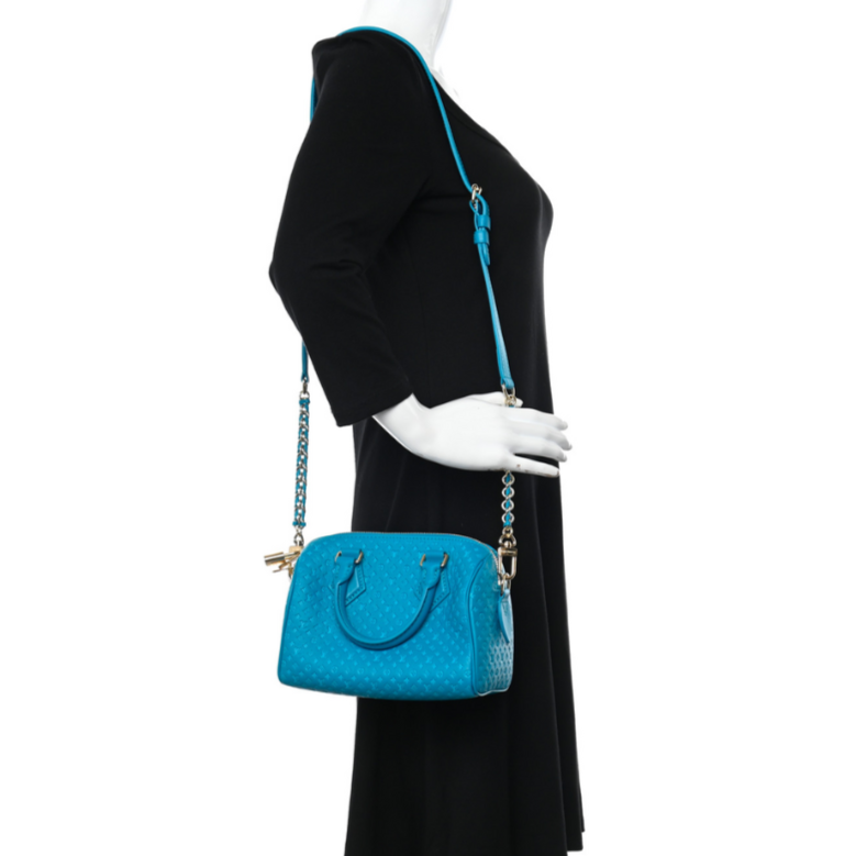 Louis Vuitton Speedy Bandoulière 20 Handbag - Blue