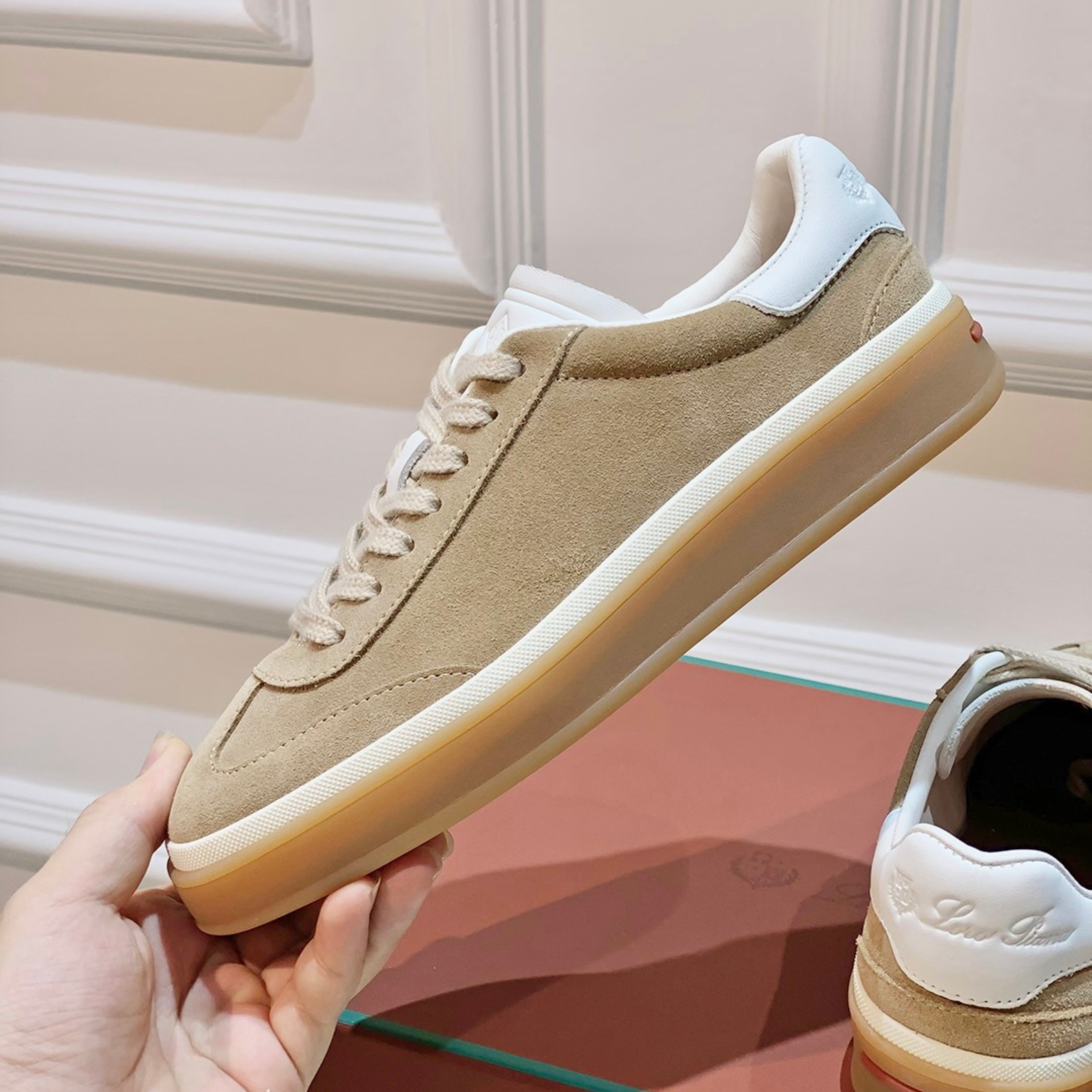 Loro Piana Tennis Walk Suede Sneakers - Suede (256)